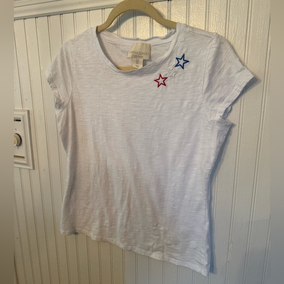 Cynthia Rowley Red White and Blue Star Small tee - Picture 1 of 4